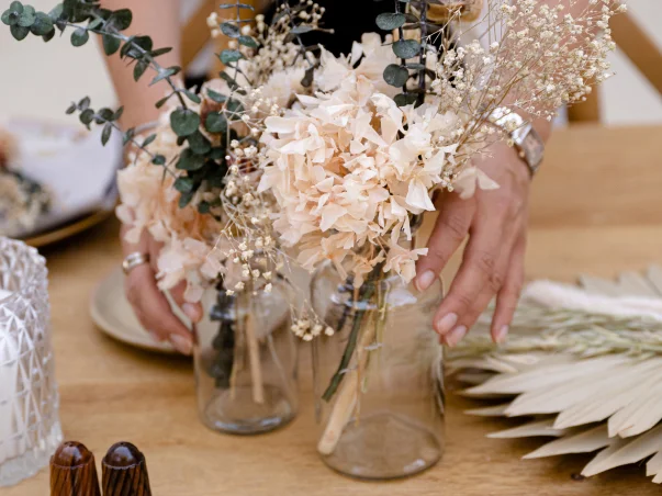 organisateur composition florale